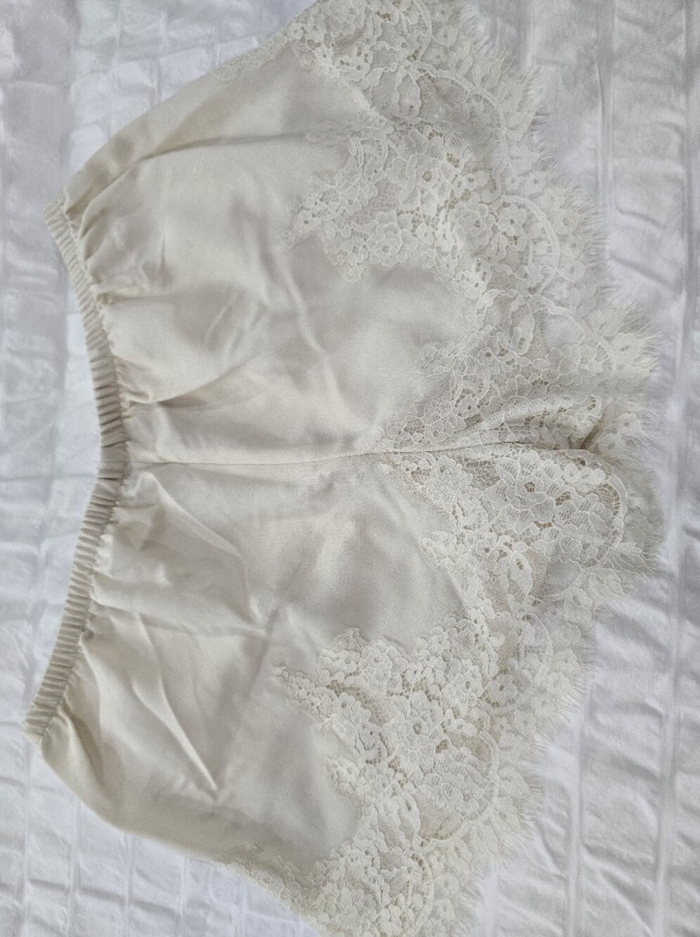 NWT Silky Lace Trimmed Shorts - Picture 3 of 4